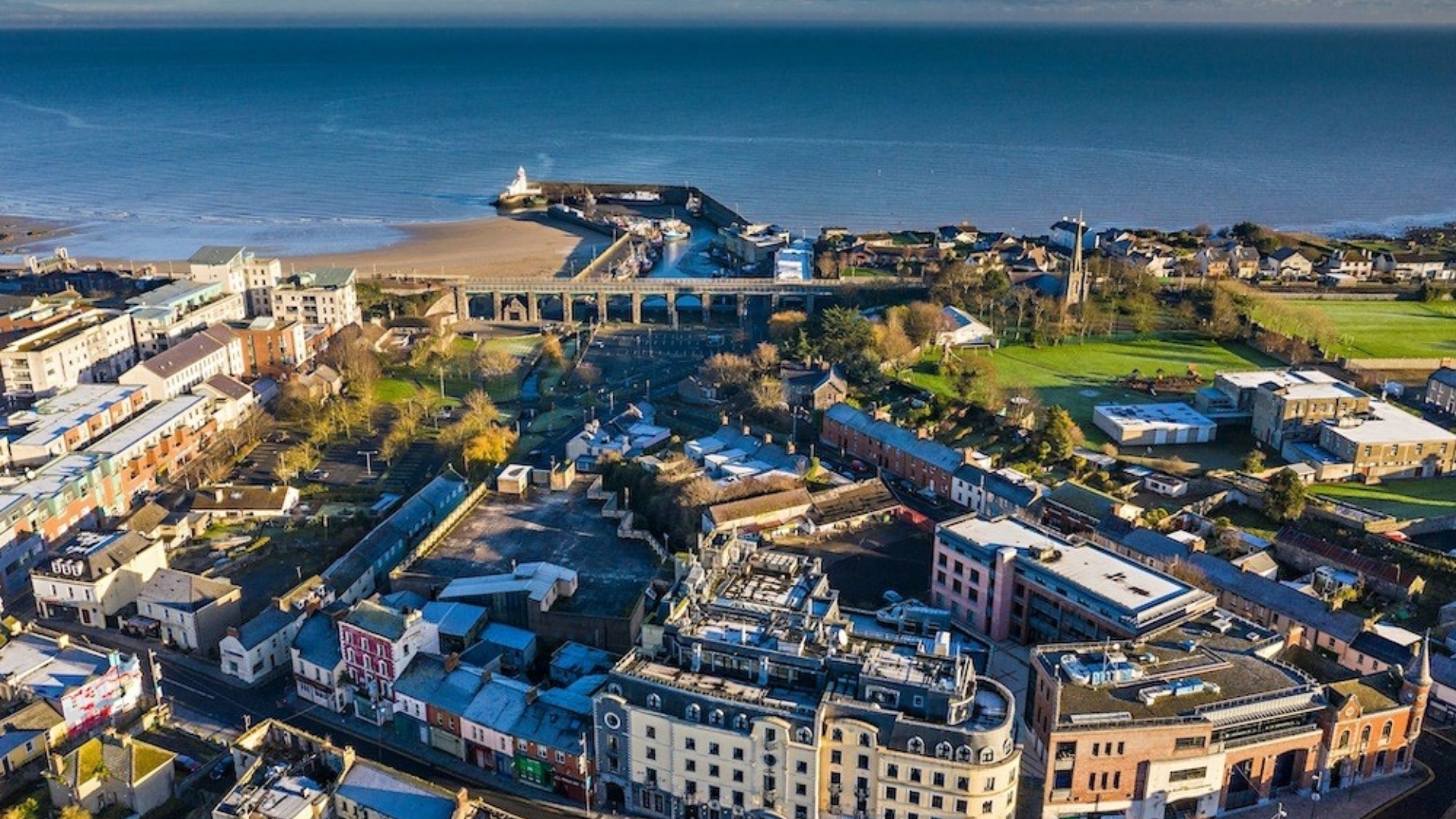 Balbriggan town birds eye